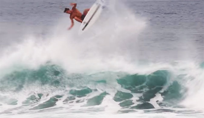Reubyn Ash Surfing in Indonesia 2015