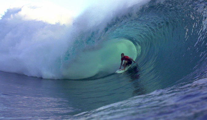 Mick Fanning 5 Barrels