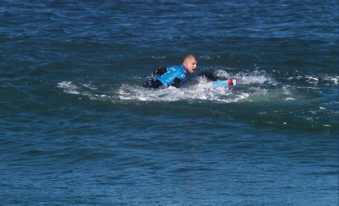 The longest moment in professional surfing history.