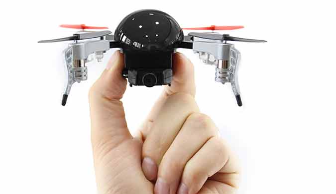 Drones are getting smaller and smaller and better and better.