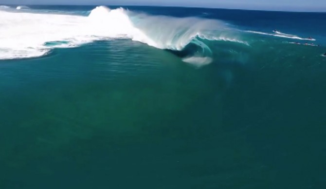 Niccolo Porcella just survived this, while also being responsible for several heart attacks worldwide. All in one wave. 