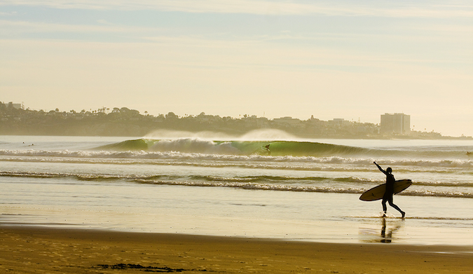 Todd Glaser at Blacks Beach. Photo: Global Yodel