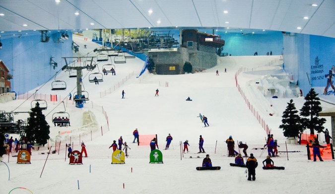 The current 400-meter resort, Ski Dubai.