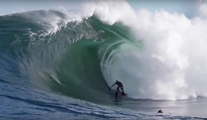 In this case, the filmer at large is Tim Bonython, and the shit getting real is Shipstern Bluff, one of the heaviest slabs on earth.