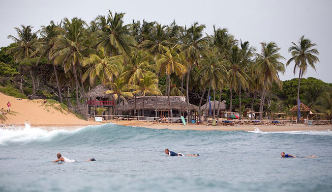 What better place to get a surf report from?