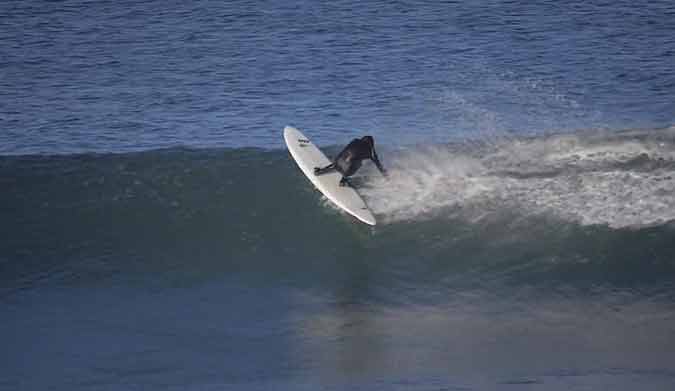 As always, Hynd makes finless look like the most fun one could possibly have on a surfboard–but then again, he's Derek Hynd, and it ain't as easy as he makes it look.