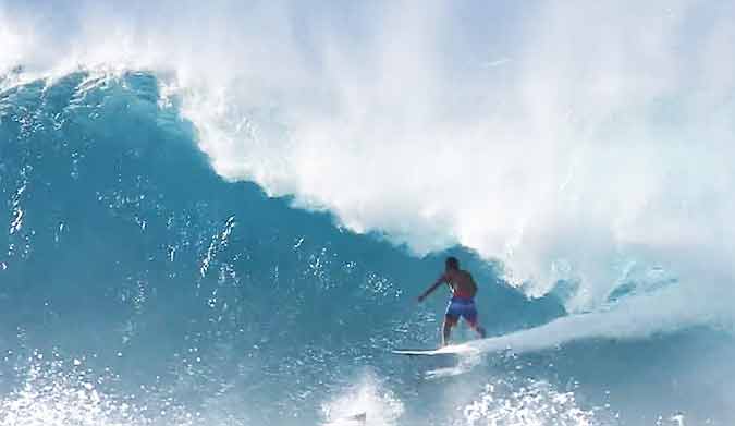 Diego Santos loves the ocean. Don't we all? Santos, though, hunts barrels a little bit better than most, and for a guy that wants to bag tubes, there's really no better place than Hawaii.