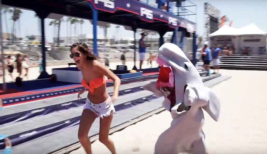 This year, it was a great white shark, and it unleashed its violent fury on anyone that came too close.