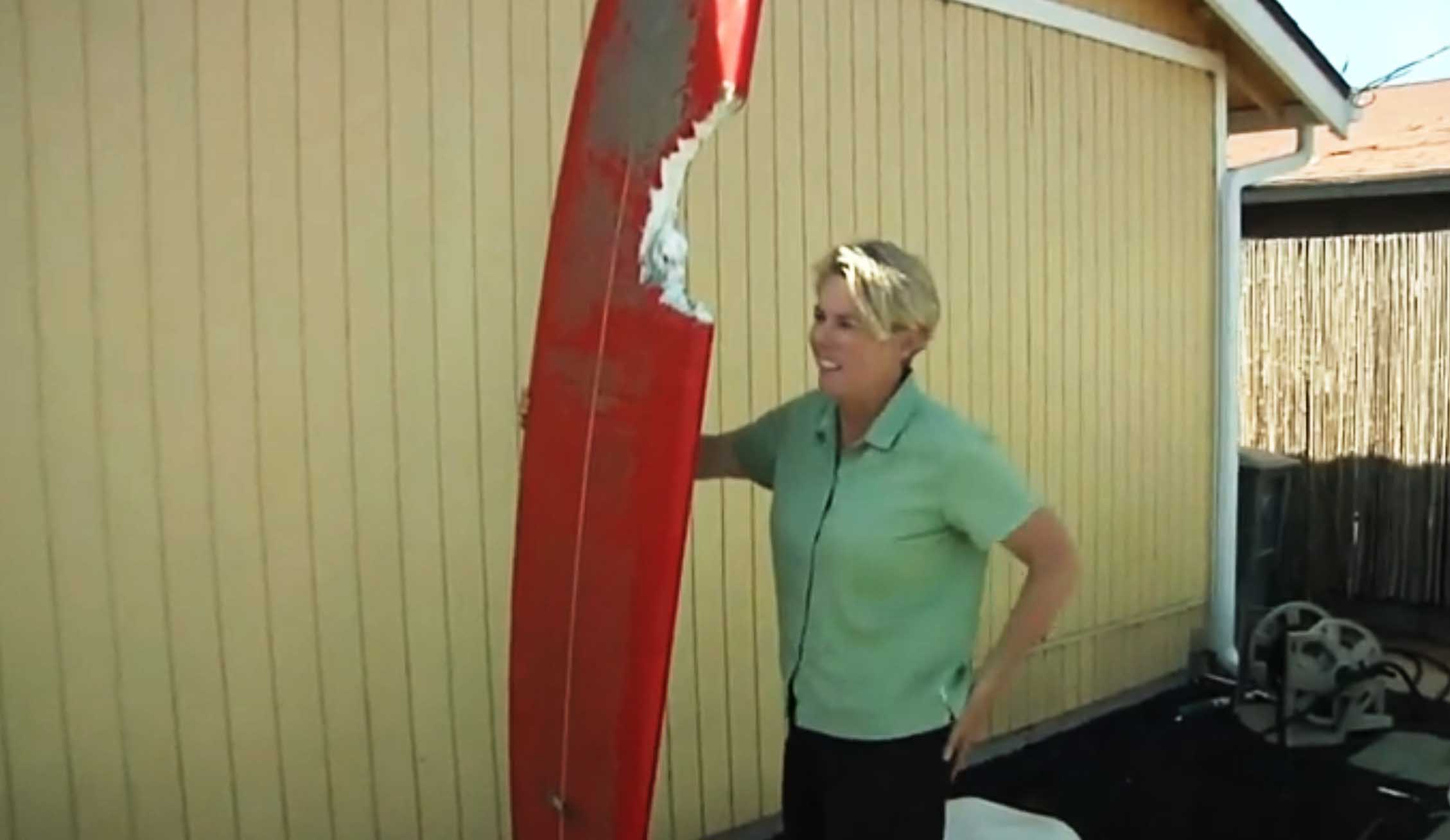 The board wasn't as lucky. Photo: CNN