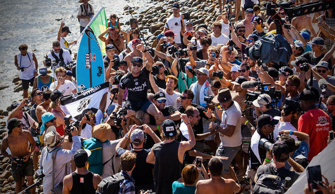 Mick Fanning: as close to superhuman as you can get.
