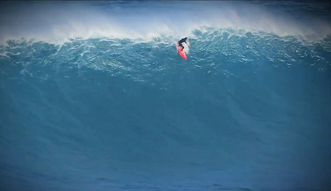 He's not in it for glory, he's in it for surfing.