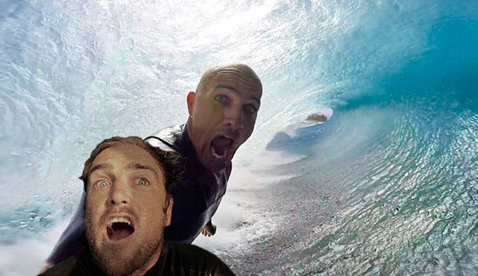 When you think about it, photo bombing your hero might not totally be out of the question.