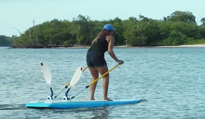 Are you ready to stand awkwardly on a stand up paddle board and push two janky, spinning paddles back and forth, all while moving very slowly through the water?