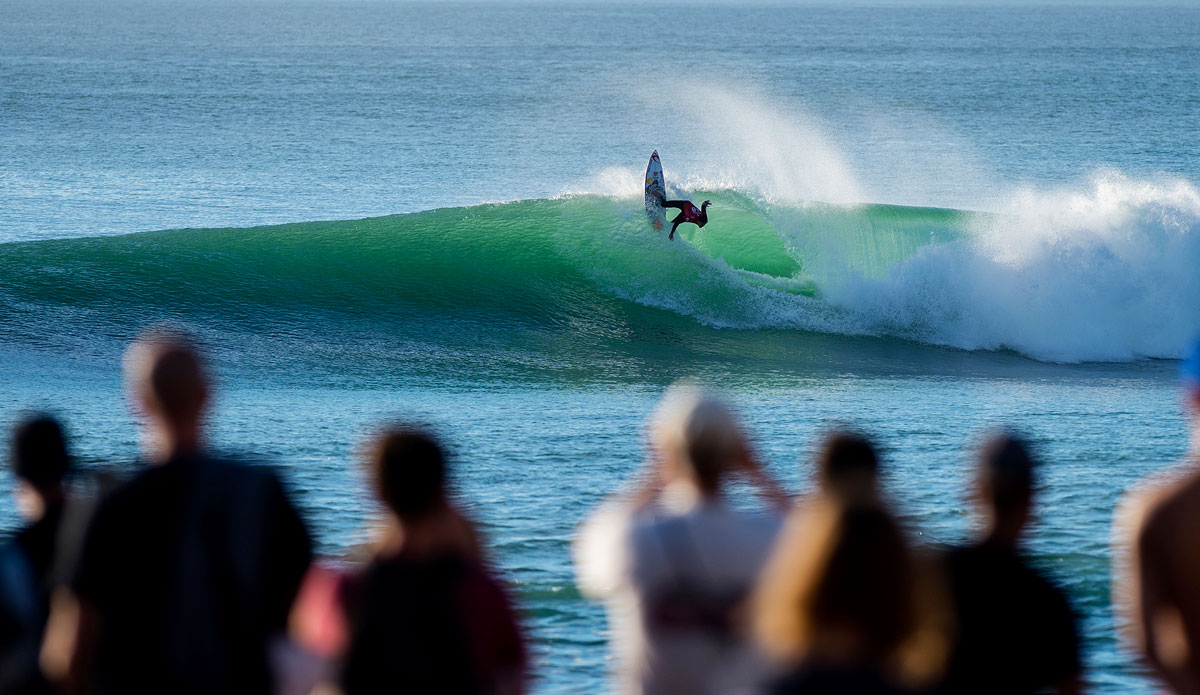 Conditions calmed down overnight and the morning showed promise for a full-day of clean but smaller surf.