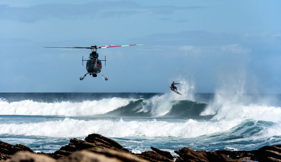 After three years of work, John John Florence and Blake Kueny are proud to present View from a Blue Moon. Shot in stunning 4k and often from helicopters for your viewing pleasure. Photo: @ViewFromABlueMoon