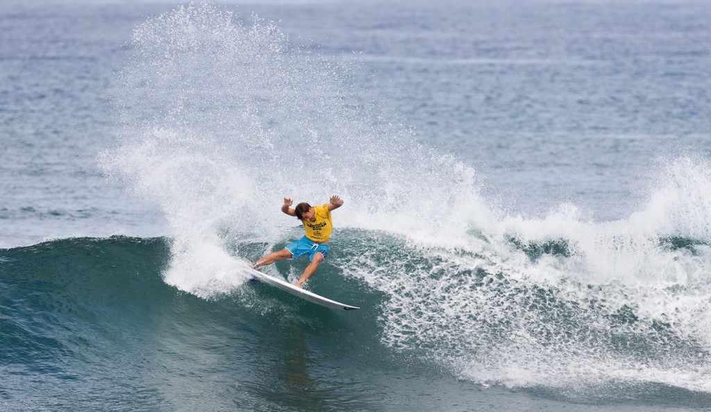 The first gem in the Vans Triple Crown of Surfing sounded its starting horn yesterday.