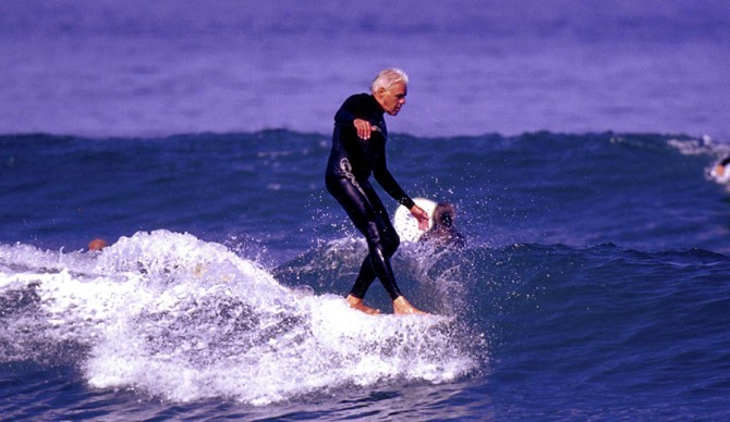 Walking it out, just me and my board. Photo: Don Montgomery