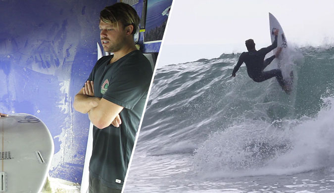 Dane Reynolds doesn't always ride the most traditional boards.