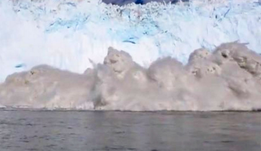 Greenland Glacier Wave
