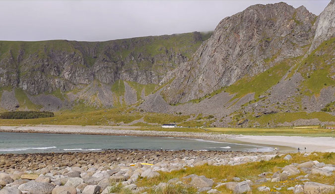 North of the Arctic Circle, there is a surf shop in the most unlikely place.