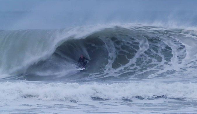 Two days after the Moche Rip Curl Pro was in the books, Kelly Slater and Tiago Pires showed up to Supertubos for an evening session.