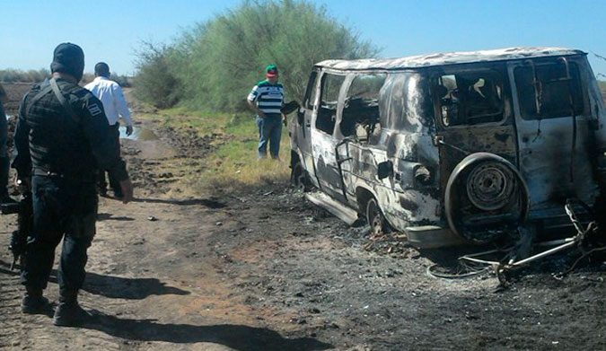 The burned van matches the van the pair of Australians were traveling in.