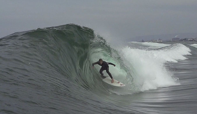 Riding waves is fun, no matter what you're on.