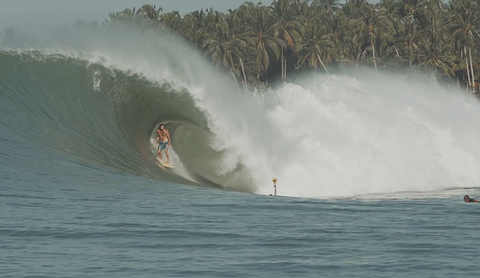 Back in June, the Century Swell charged across thousands of miles of ocean, building steam and organizing its ranks before slamming into Indonesia.