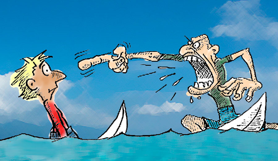 Angry Surfer