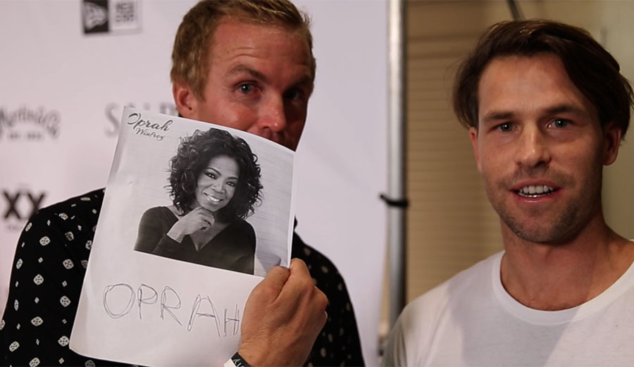 Jamie O'Brien and Oprah