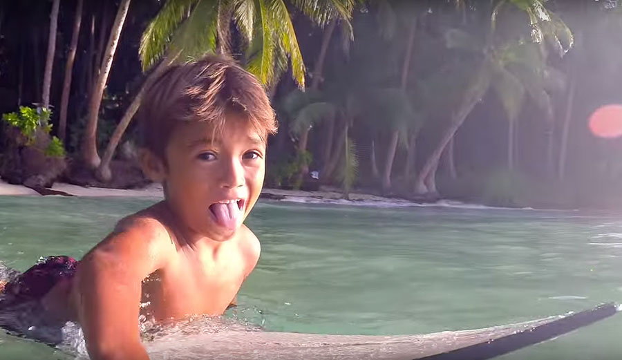 Kai Kai Alcala live in the Philippines, and he has to be one of the happiest kids ever. He's also turning into quite the little ripper on all sorts of boards.
