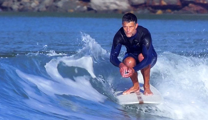 This video is about exploring innovative surfboard designs such as HotCurls, Mini Simmons and Logs.