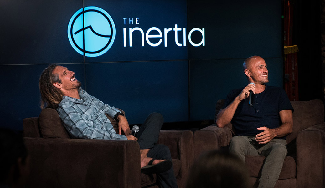 Kelly Slater and Rob Machado Discuss their high five and more.