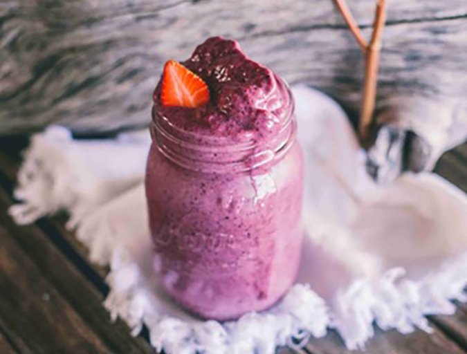 This smoothie looks out of this world. Photo: The Salty Coconut