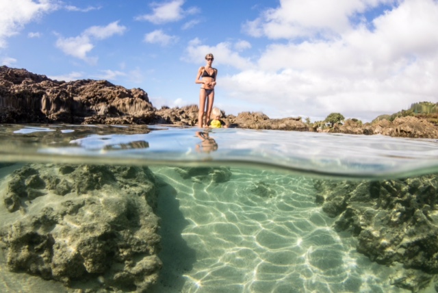 "I just wanted to get my son above water," said Sarah White. "I think Kelly was the first one to come." Photo: Chris White