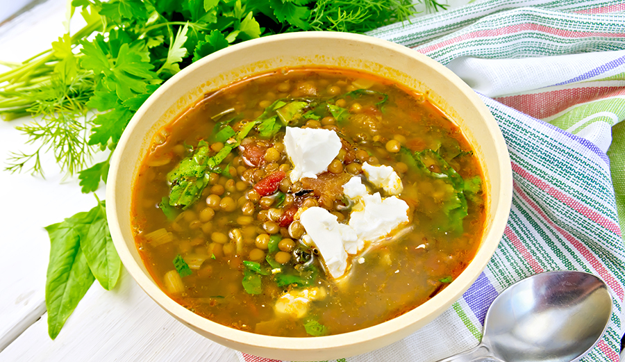 Idea: lentil soup. Photo: Shutterstock.