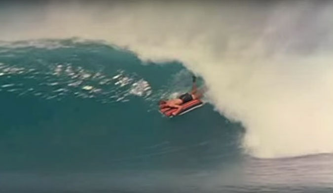 Take the mat, for instance. It is one of the simplest wave riding vehicles there is.