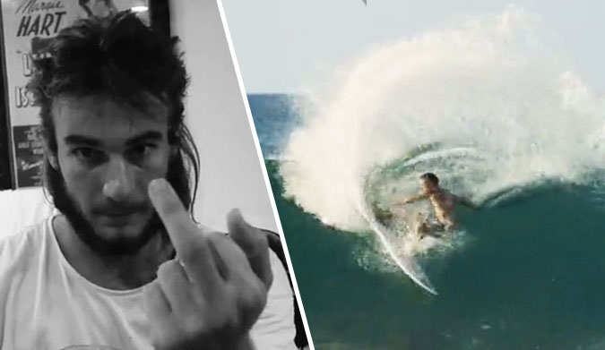It's not three to the beach, and it never will be. It's Mikey Wright to the beach. It's fast and powerful and angry.