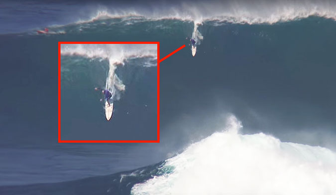 Whenever Jaws fires up, Shane Dorian makes an appearance.