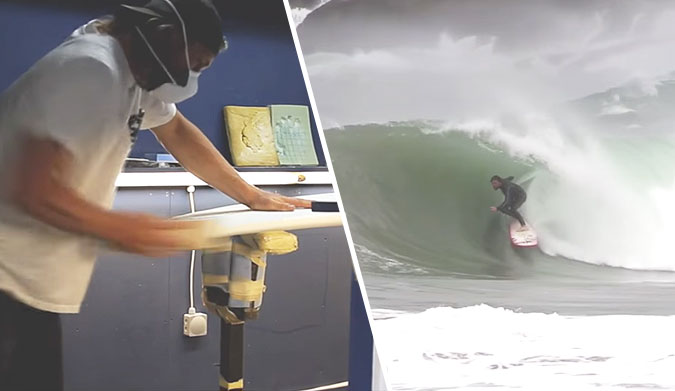 It's really important for a surfer, a shaper, or an artist just to keep evolving... it's the key to everything."