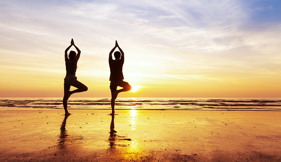If you can motivate yourself to get out of bed, a little sunrise yoga is definitely a top notch way to start your day.