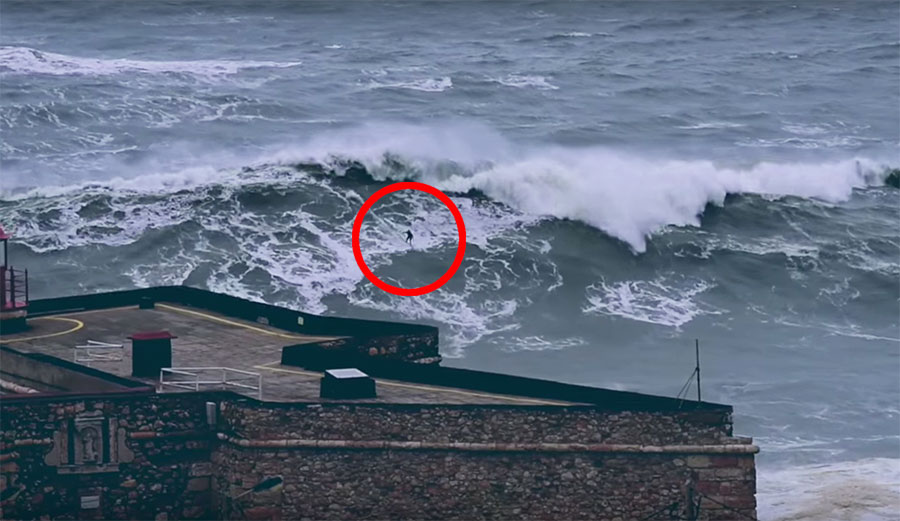 The moving mountains funneling through the Nazaré canyon are indeed one of the heaviest places on the planet.