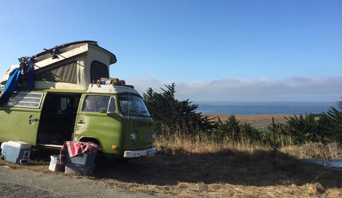 Not a bad spot to post up for the night. Photo: Bob Cooney