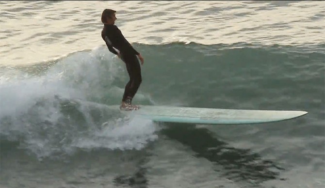 Ryan Burch Styling on a 14-Foot Log