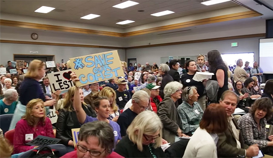 Why did the California Coastal Commission just fire its Director despite hundreds of people standing in his defense?