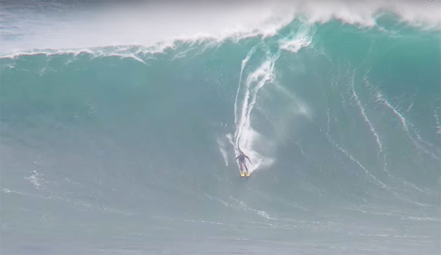 Of all the people (1?) who have towed into Jaws on skis, Chuck Patterson is surely the best.