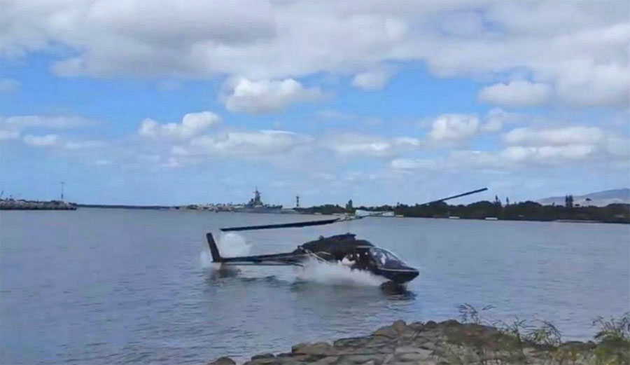 Helicopter crash