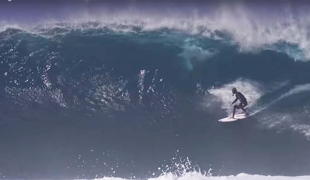 Maui had its fair share of insane waves after the Eddie, and everyone there had their eyes on another fabled bay.
