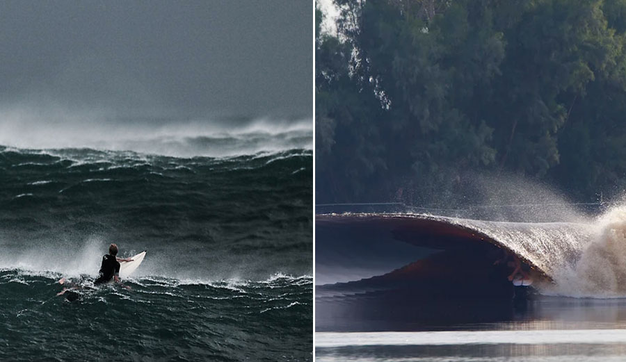 Is it still surfing, or merely riding waves?