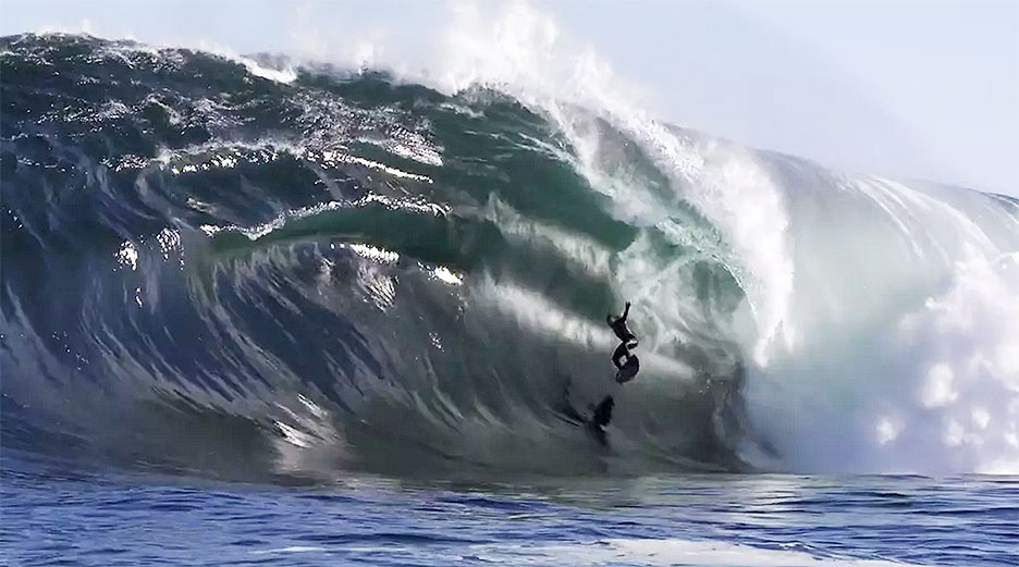 Take Ryan Hipwood, for instance. This wave at Shipstern Bluff is not a friendly wave.